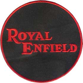 Royal Enfield Motorcycle Patch FEF Classic British Motorbike Series